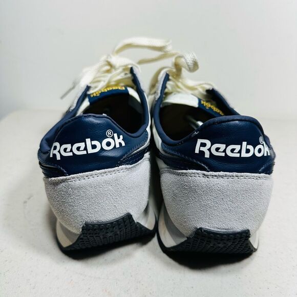 Mens Reebok Aztec II H04983 chalk/pure grey 3/vector navy Shoes Size 12 - Picture 5 of 8